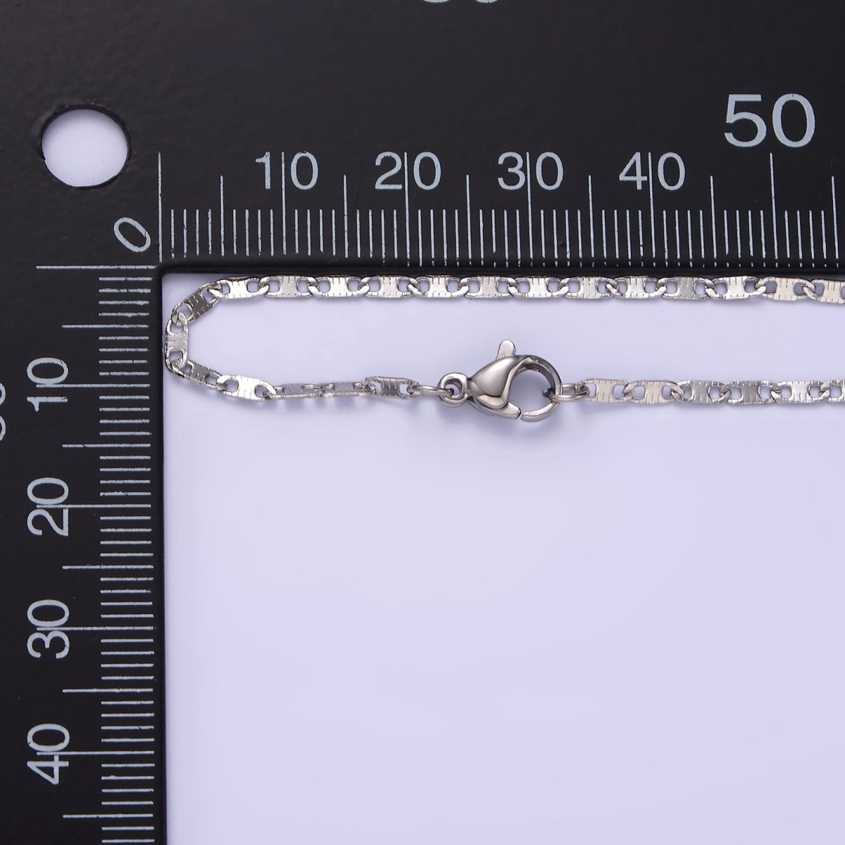 Dainty Mariner Anchor Chain Necklace for Women Stainless Steel Necklace 18 inch long | WA-2101 Clearance Pricing - DLUXCA