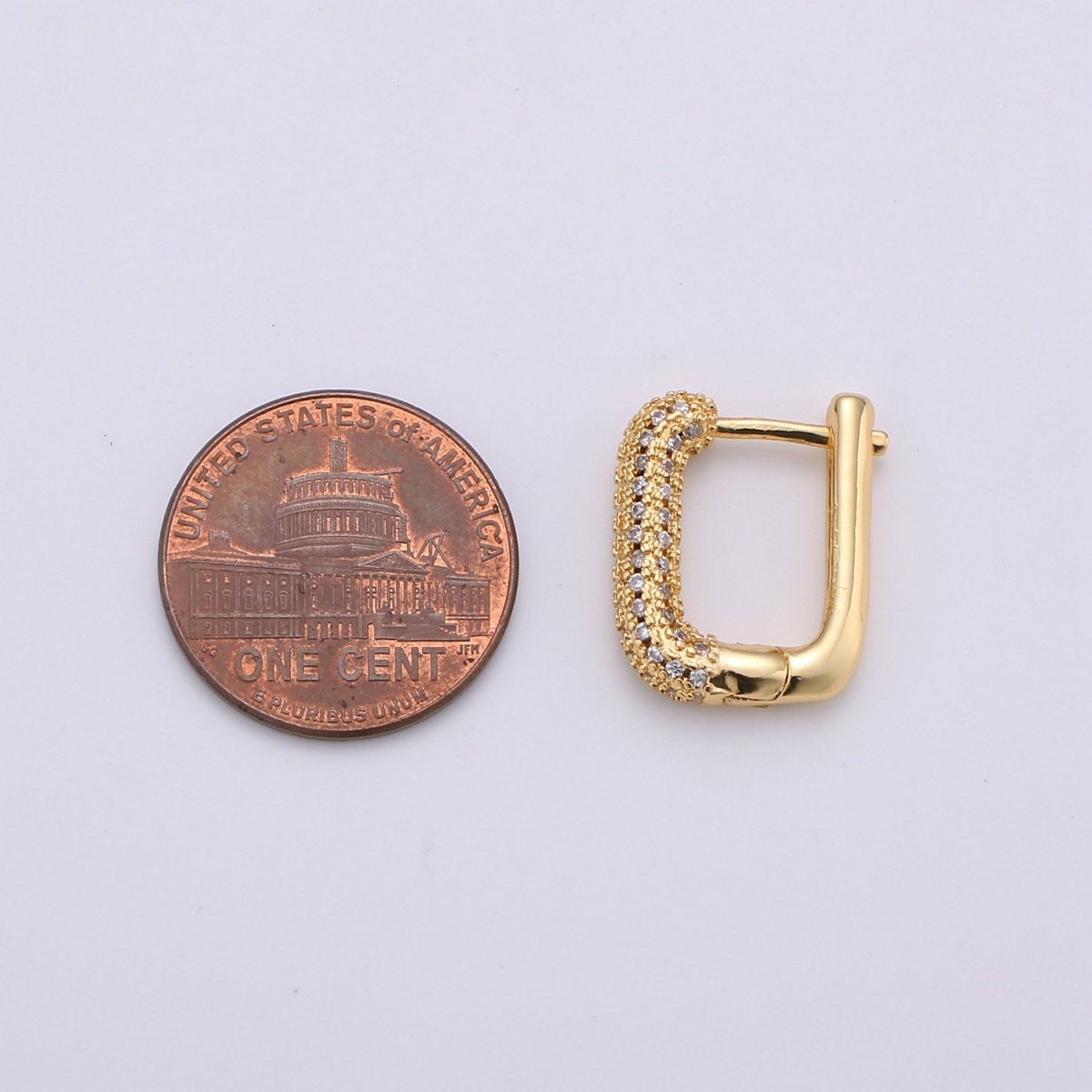 Dainty Mini Ear Huggie Hoop Earrings, GOLD SILVER micro pave cz cartilage hoops for everyday wear earring for girl Geometric Jewelry K-396