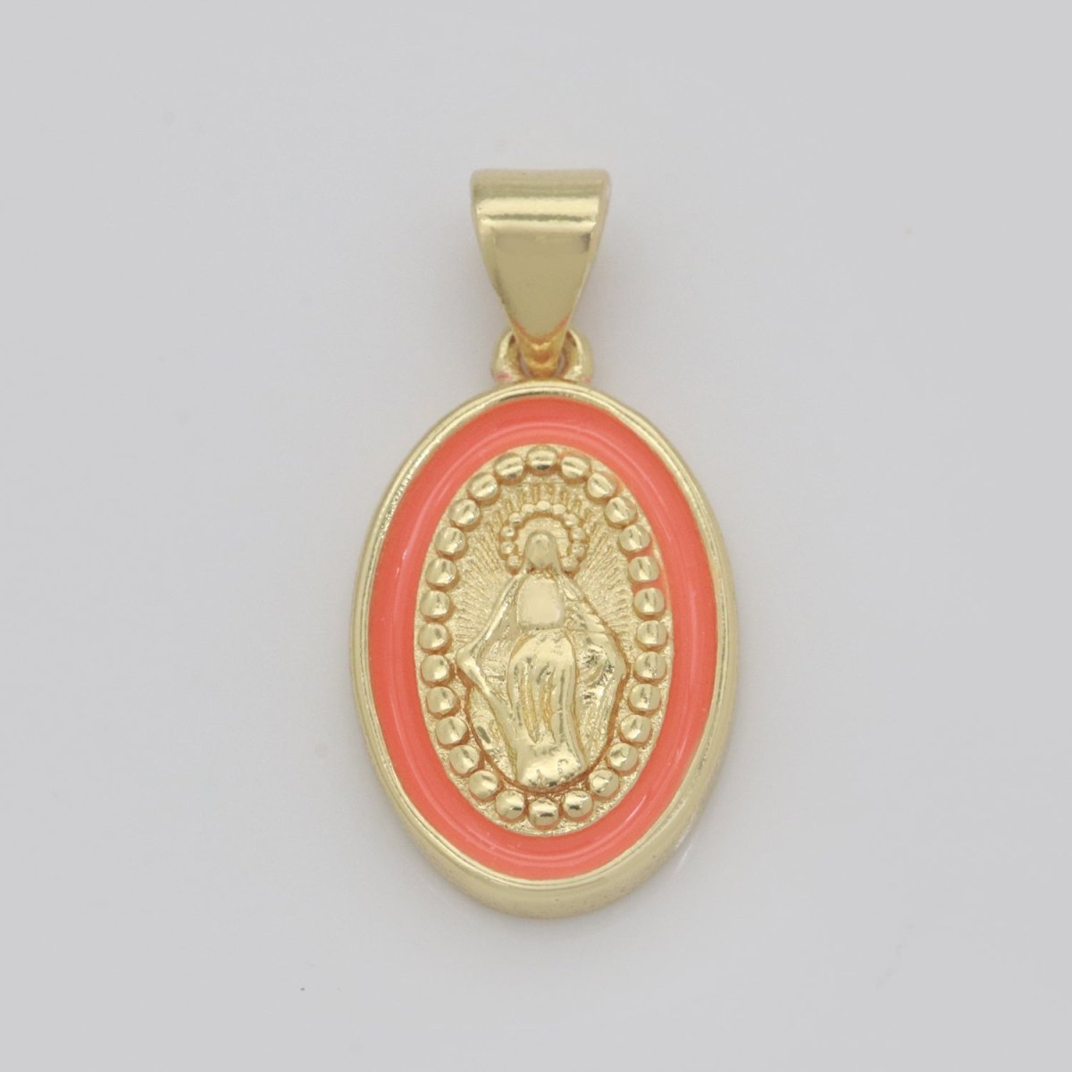 Dainty Miraculous Lady Charm gold medallion Charm, gold filled Virgin Mary religious medal Saint Pendant Religious Coin Catholic Enamel Jewelry N-1373 N-1374 N-1375 N-1376 N-1377 N-1378 N-1379 N-1380 N-1381 N-1382