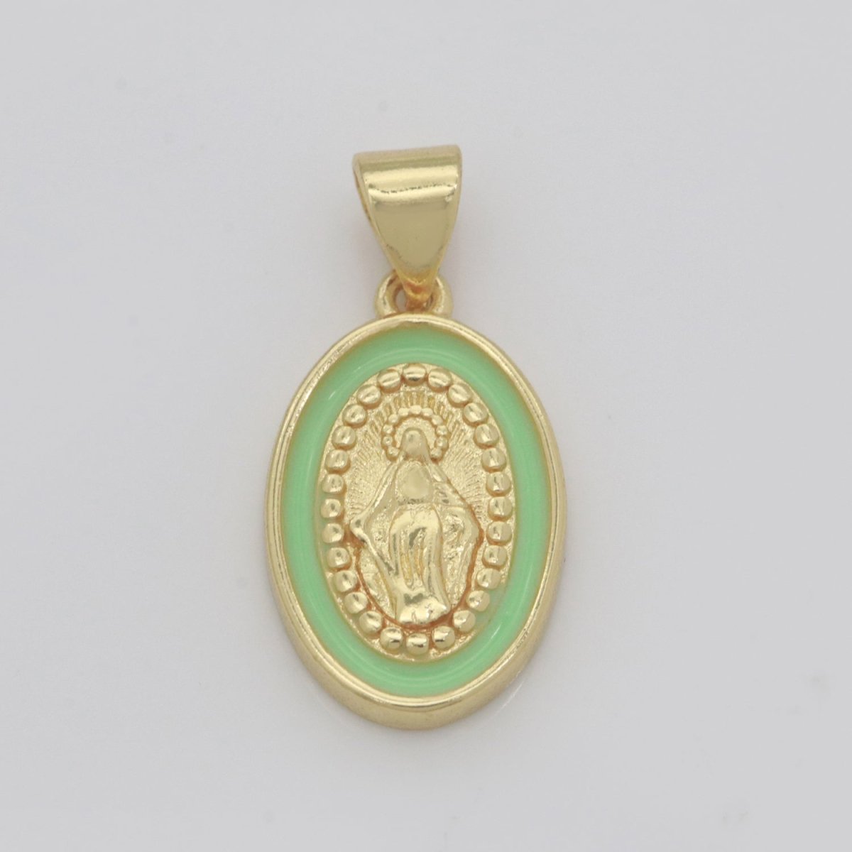 Dainty Miraculous Lady Charm gold medallion Charm, gold filled Virgin Mary religious medal Saint Pendant Religious Coin Catholic Enamel Jewelry N-1373 N-1374 N-1375 N-1376 N-1377 N-1378 N-1379 N-1380 N-1381 N-1382
