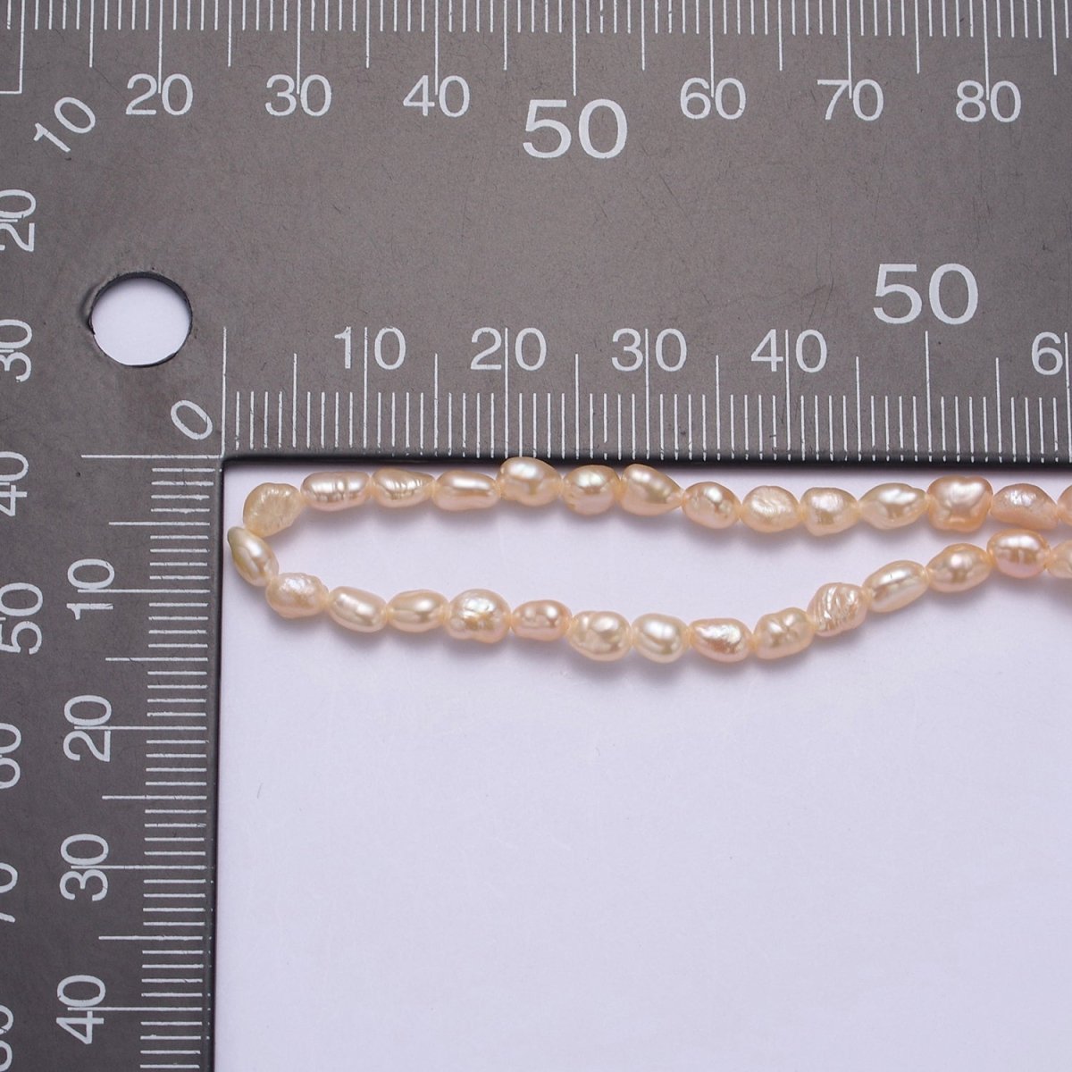 Dainty Pearl Choker Necklace - Blush Pink Bridal Wedding Jewelry - Bridesmaid Jewelry - Fresh Water Pearl Jewelry | WA-705 Clearance Pricing