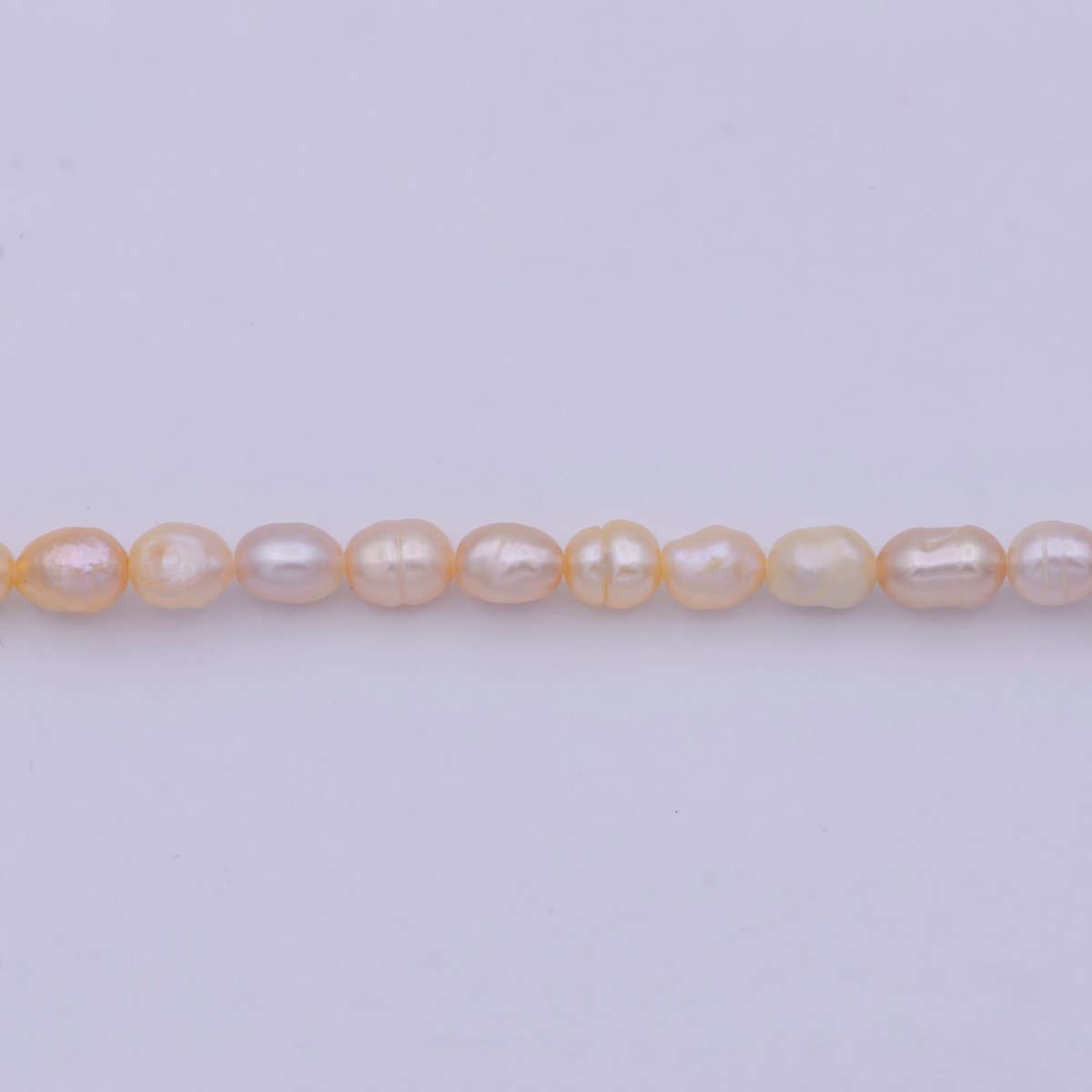 Dainty Pearl Necklace - Blush Peach Pink Bridal Wedding Jewelry - Bridesmaid Jewelry - Fresh Water Pearl Jewelry | WA-669 Clearance Pricing