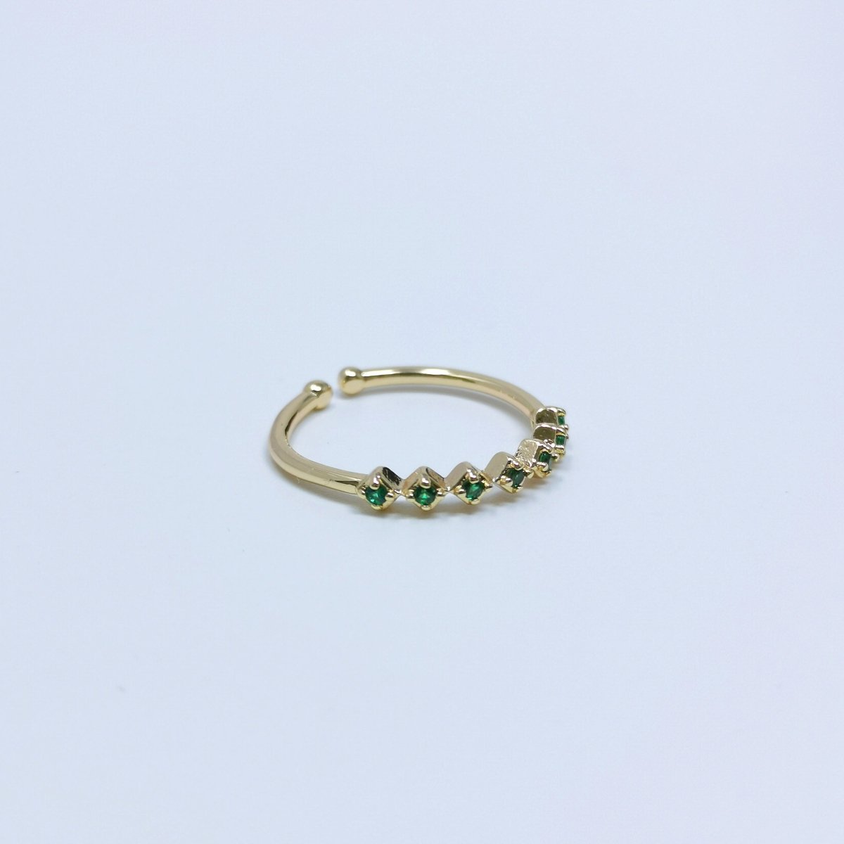 Dainty Rings For Women Crystal Ring Gold Rings Cubic Ring Stackable Ring Bridesmaid Gift Minimalist Rings Claer Pink Blu Green Cz Ring R-231 R-236 R-237 R-240