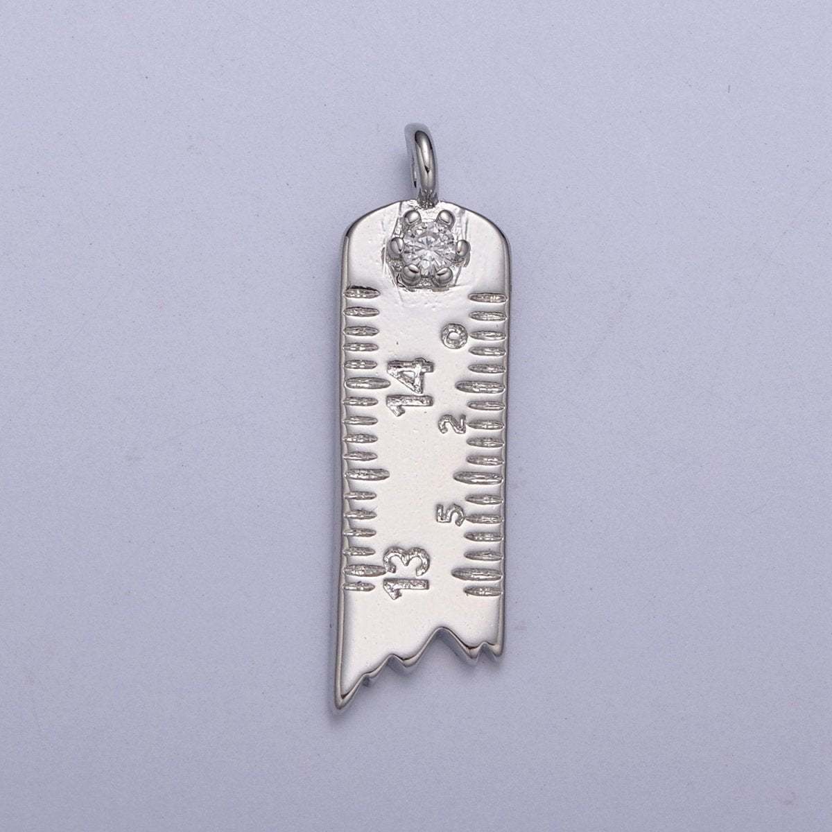 Dainty Ruler Charm Gold / Silver Ruler Pendant for Necklace Bracelet Earring Component N-369 N-370