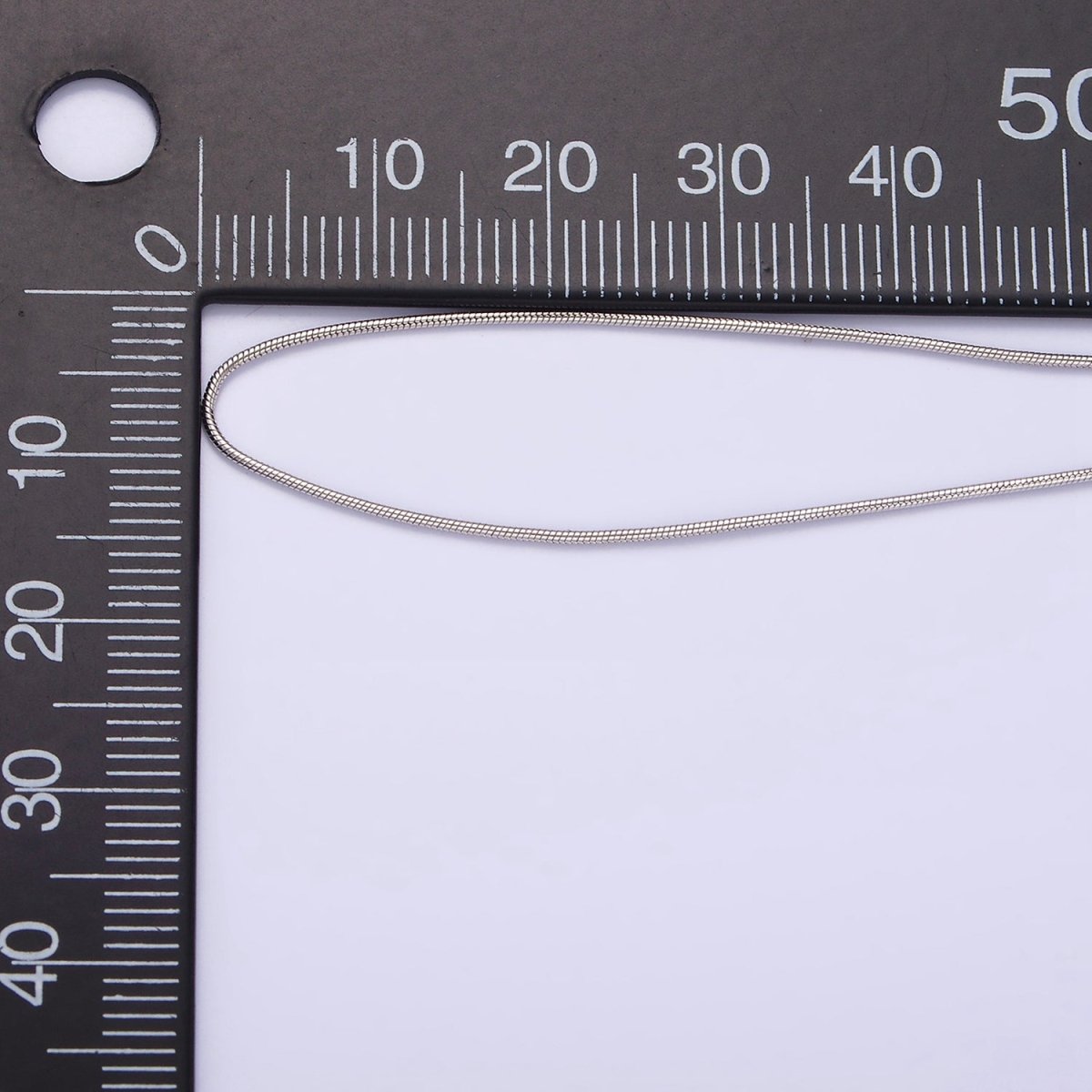 Dainty S925 Sterling Silver 0.7mm Snake Cocoon Chain 16 Inch + 2 inch Extender Chain Necklace | WA-2160 Clearance Pricing - DLUXCA