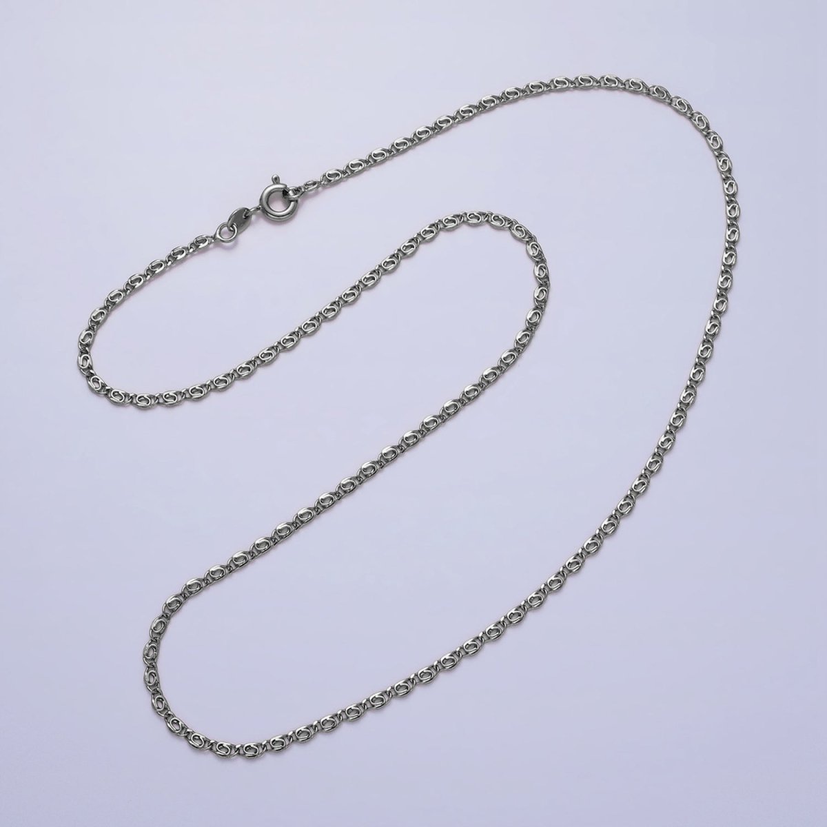 Dainty Scroll Chain Necklace 17.75 inch, 19.6 inch Long Ready to Wear Necklace in 18k Gold Filled | WA-1680 WA-1681 WA-1682 WA-1683 Clearance Pricing