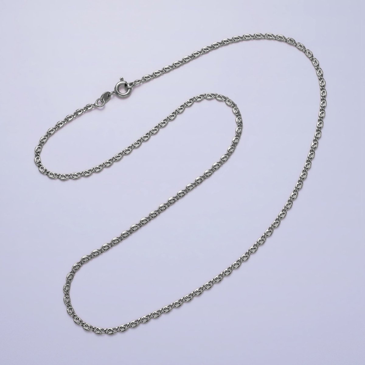 Dainty Scroll Chain Necklace 17.75 inch, 19.6 inch Long Ready to Wear Necklace in 18k Gold Filled | WA-1680 WA-1681 WA-1682 WA-1683 Clearance Pricing