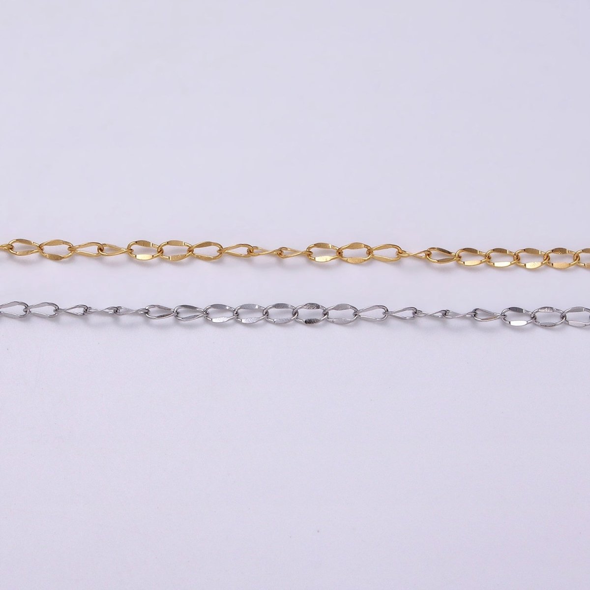 Dainty Silver Cable Chain 2.1mm Unfinished chain by Yard Unique Cable Link Chain | ROLL-1326 Clearance Pricing
