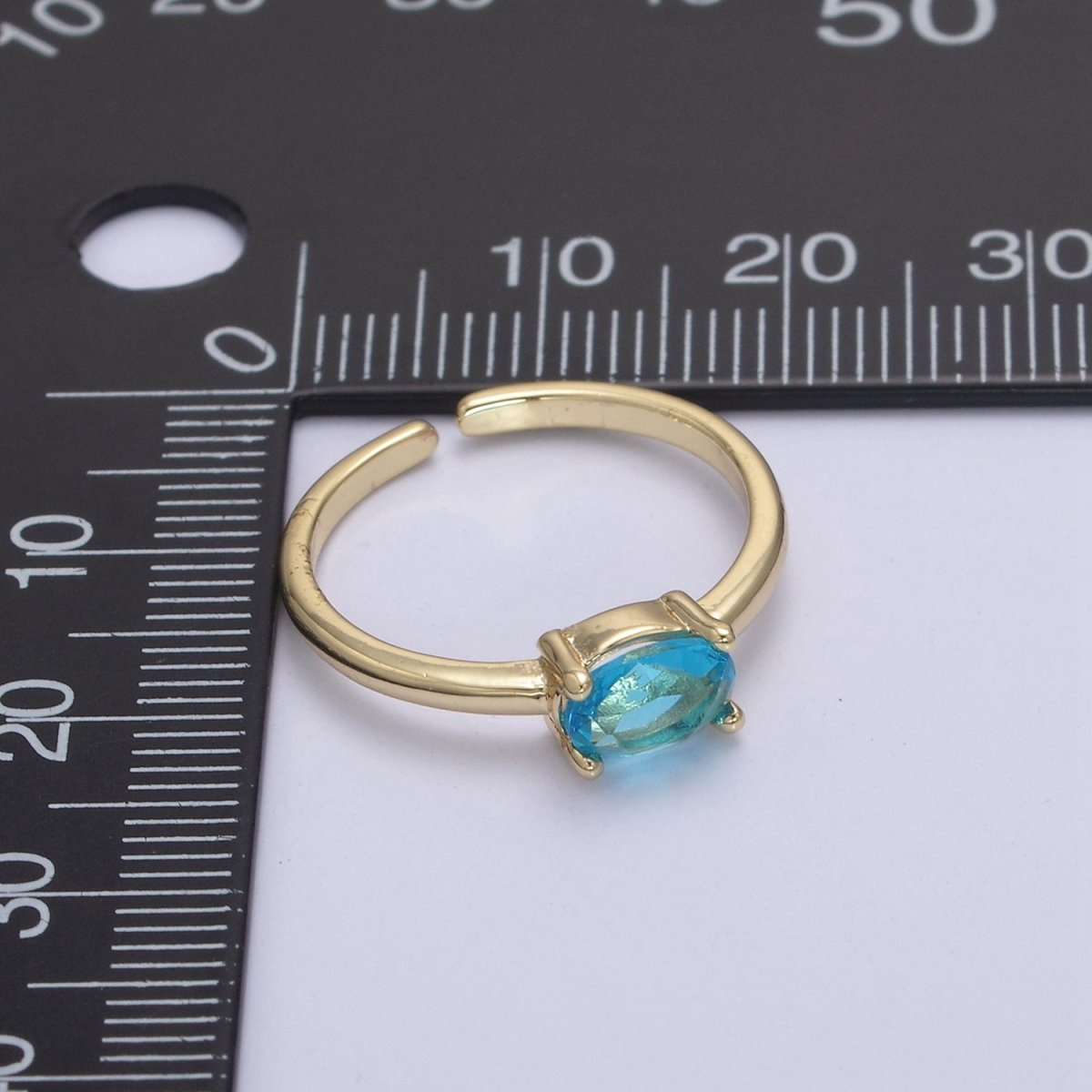 Dainty Solitaire cz Ring For Minimalist Jewelry U-269 ~ U-274