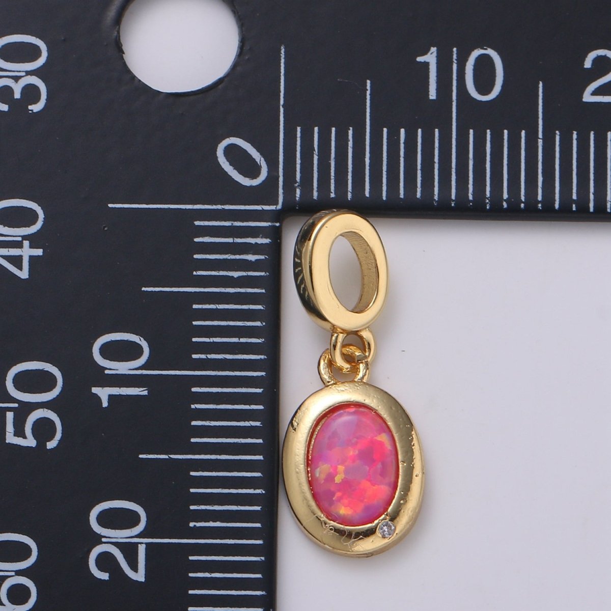 Dainty Solitaire Pendant 14K Gold Filled Oval Pendant for necklace Opal Charm Birthstone Cubic Zirconia Geometriz Bezel Charm H-389 H-390 H-392 H-397