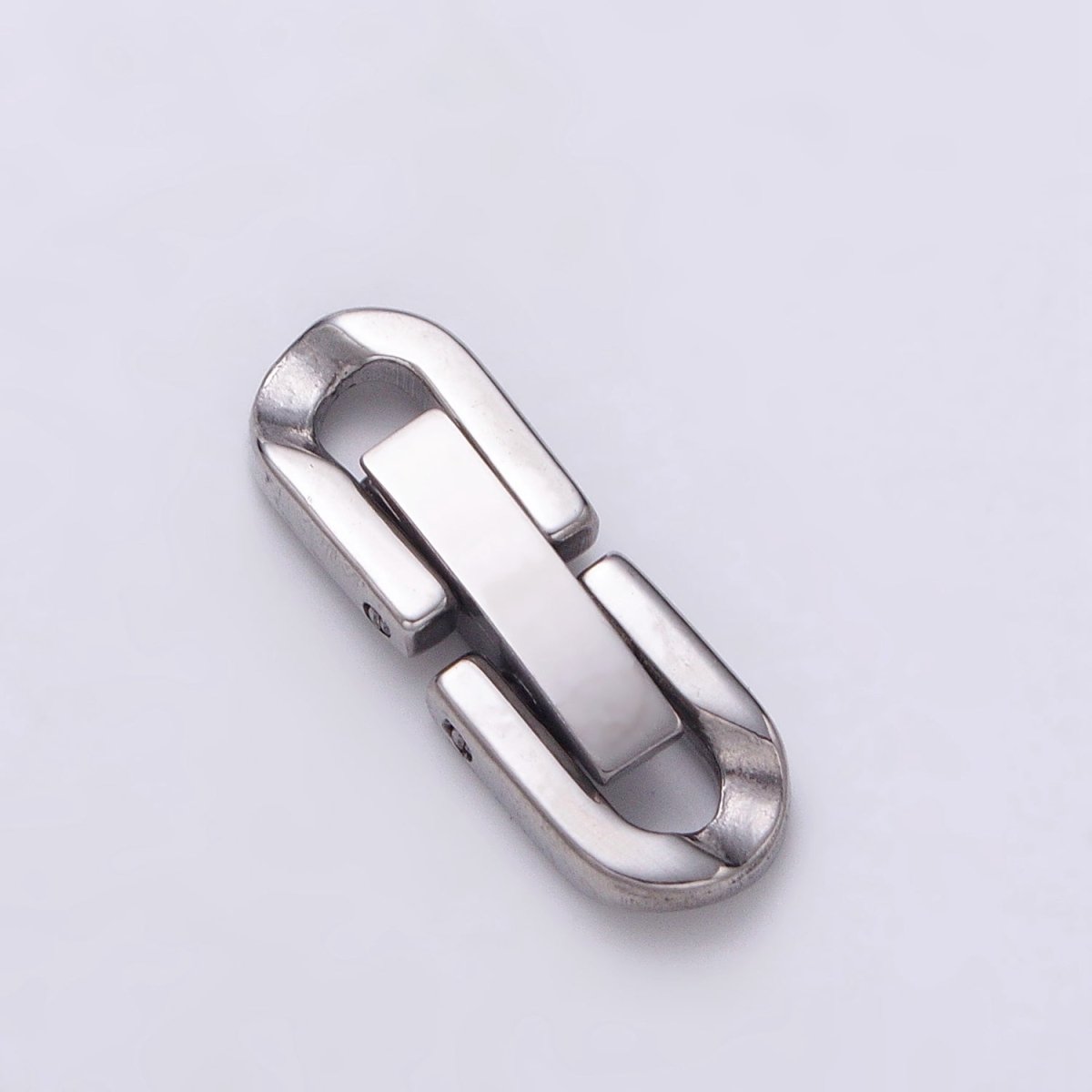 Dainty Stainless Steel Fold Over Clasps Extender Clasp Closure Gold End Caps for Necklace Bracelet Jewelry Component Handmade Supply Z-320 Z-321