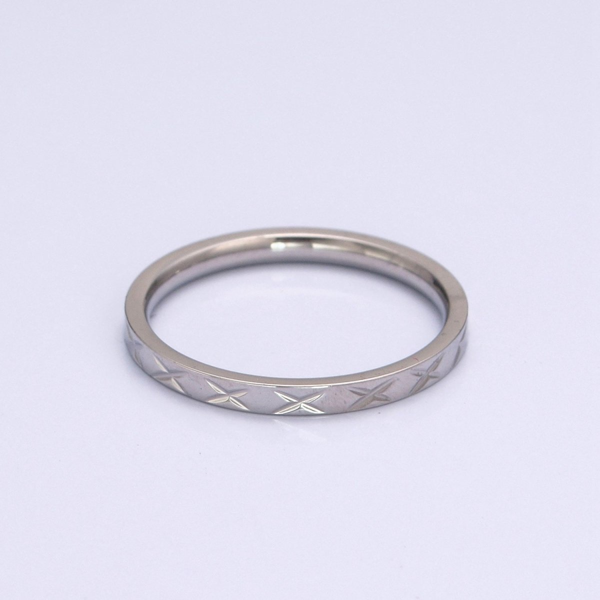 Dainty Star Gold Ring X Silver Stainless Steel Ring Minimalist Jewelry O-804 O-805