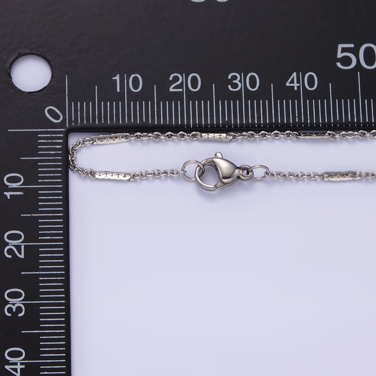 Dainty Tube Chain Necklace for Women Stainless Steel Necklace 19.68 inch long | WA-2105 Clearance Pricing - DLUXCA