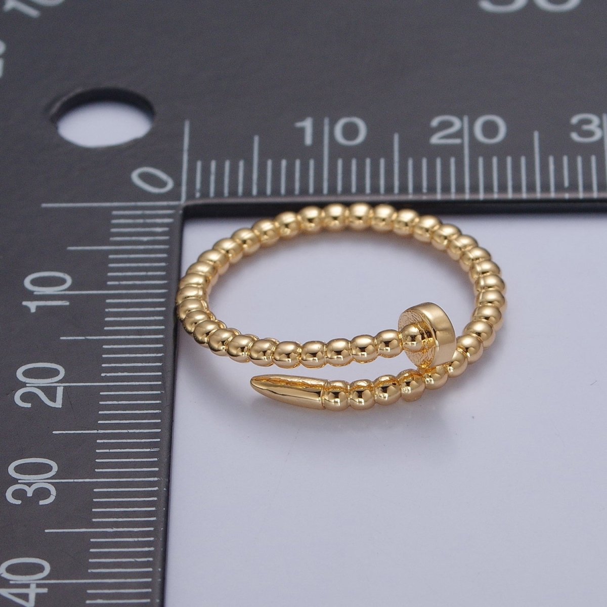 Dainty Twisted Rope Ring 14k Gold Filled Wrap Ring O-2141 - DLUXCA