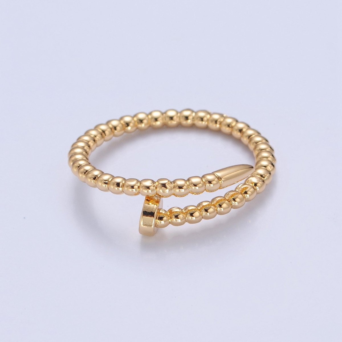Dainty Twisted Rope Ring 14k Gold Filled Wrap Ring O-2141 - DLUXCA