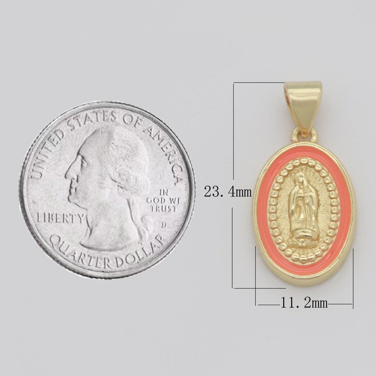 Dainty Virgin Mary Charm gold medallion Charm, gold filled Lady Guadalupe religious medal Saint Pendant Religious Coin Catholic Enamel Jewelry N-1363 N-1364 N-1365 N-1366 N-1367 N-1368 N-1369 N-1370 N-1371 N-1372