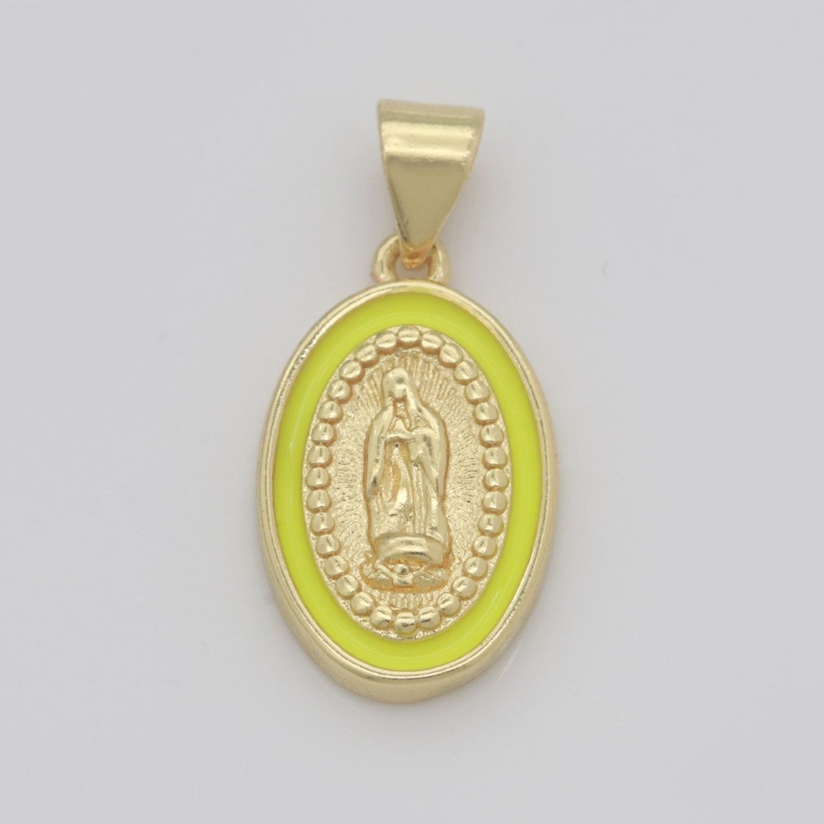 Dainty Virgin Mary Charm gold medallion Charm, gold filled Lady Guadalupe religious medal Saint Pendant Religious Coin Catholic Enamel Jewelry N-1363 N-1364 N-1365 N-1366 N-1367 N-1368 N-1369 N-1370 N-1371 N-1372