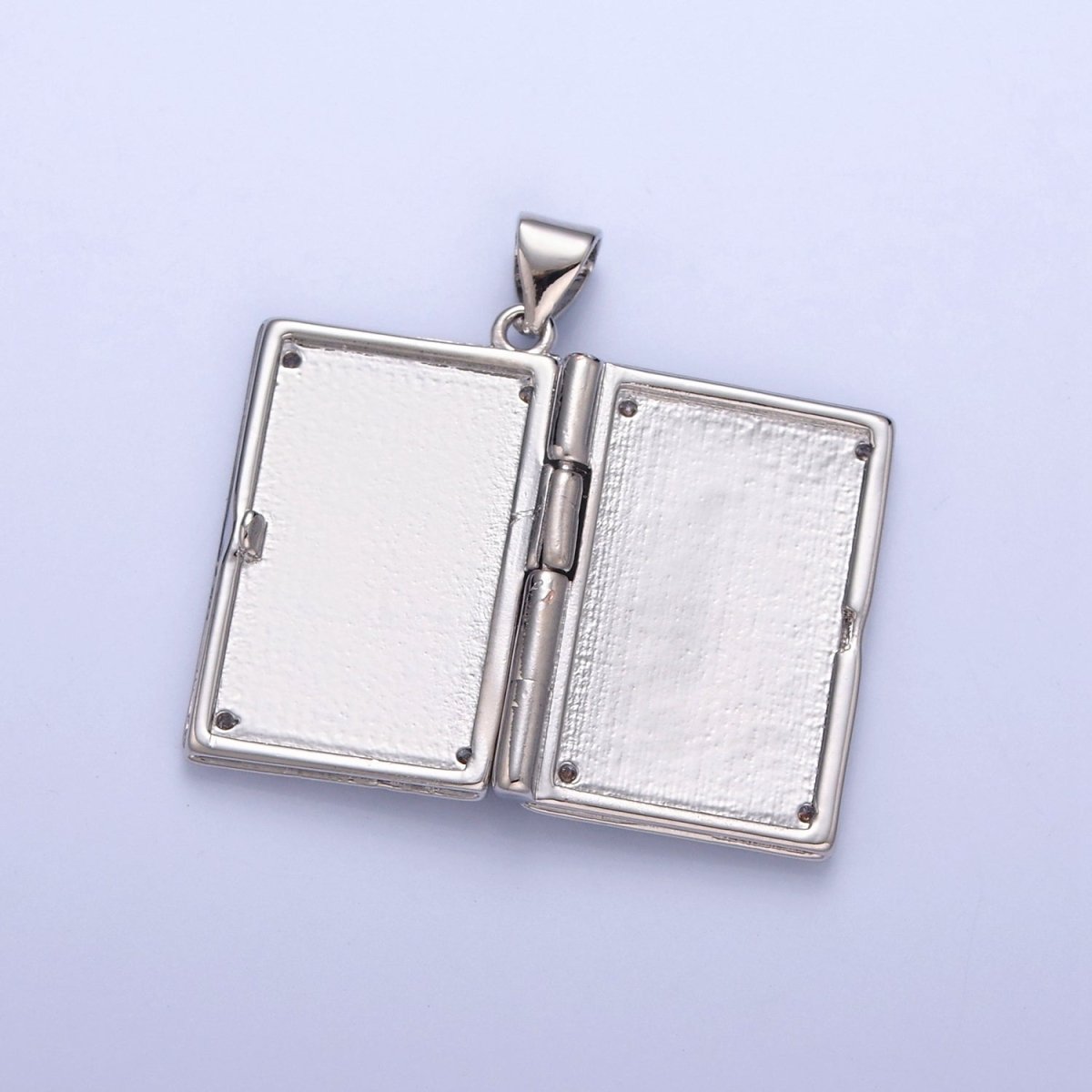 Dangle Book Locket Pendant VIRGIN MARY Lady Guadalupe Locket Charm Necklace 14K Gold Filled I-227 I-230