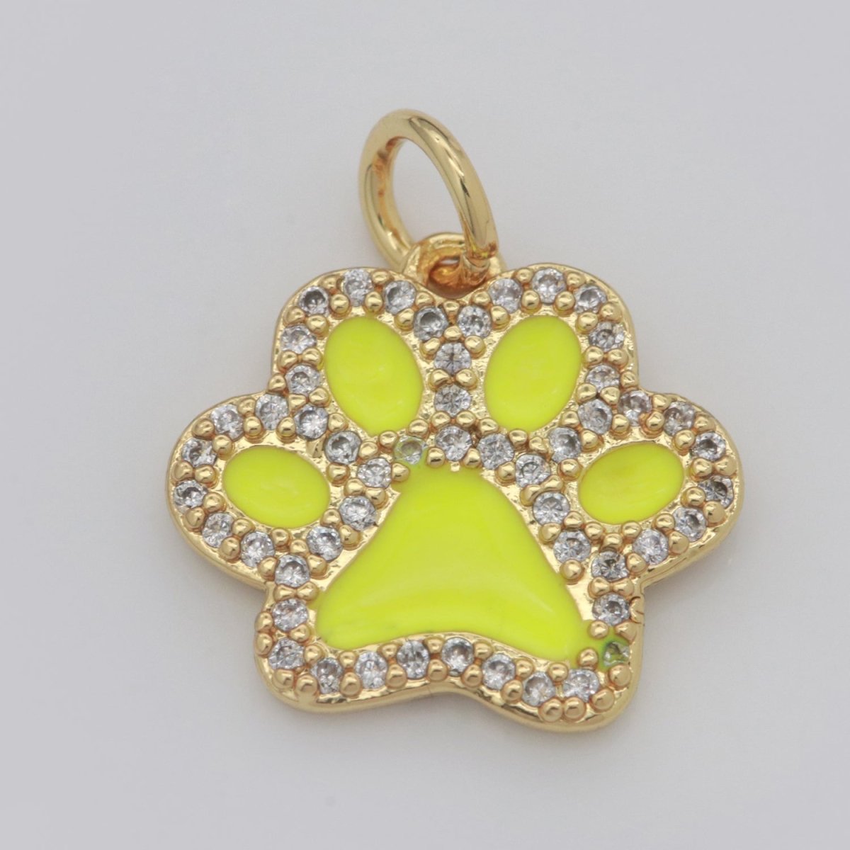 Dog Paw Gold Filled Charms M-648 - M-657