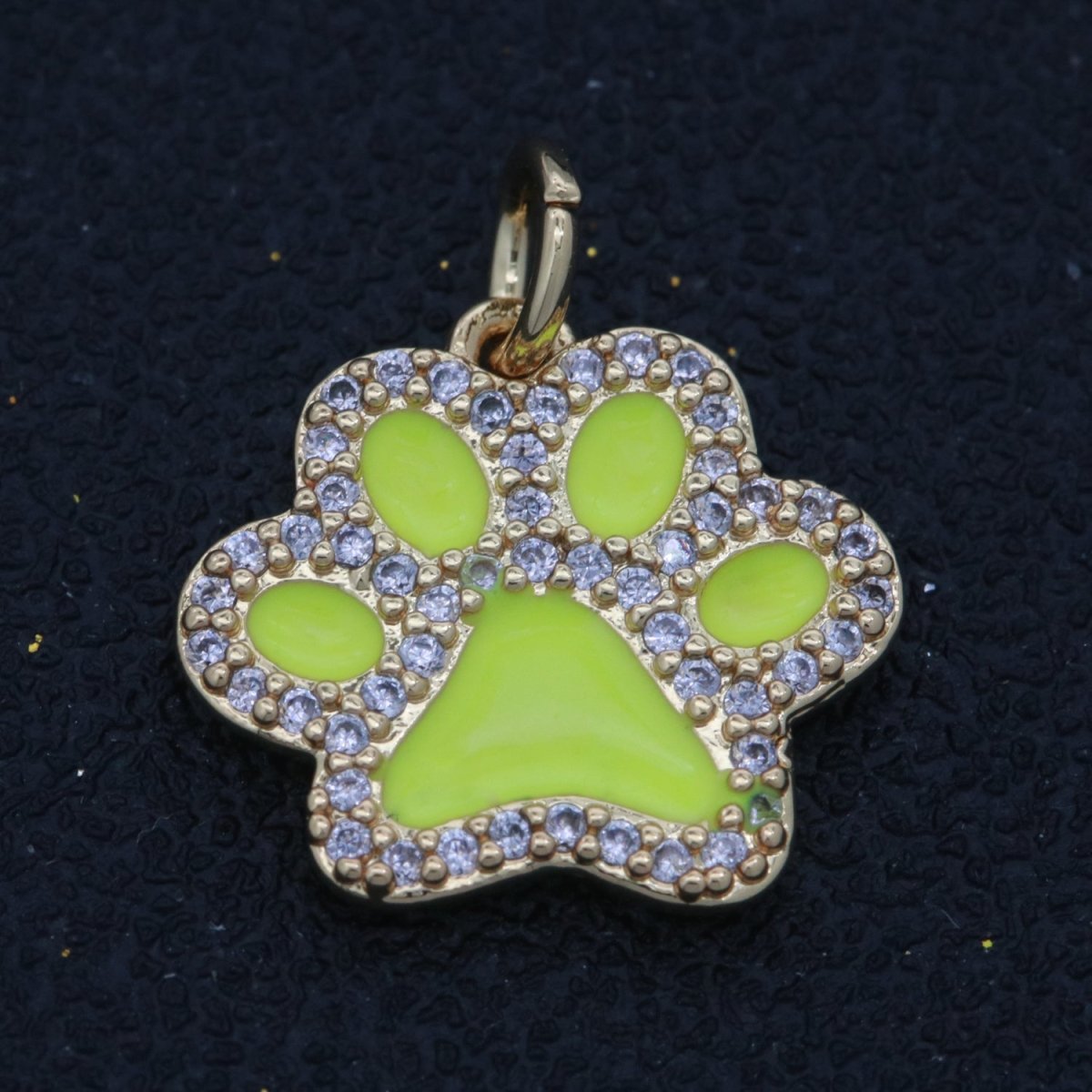 Dog Paw Gold Filled Charms M-648 - M-657