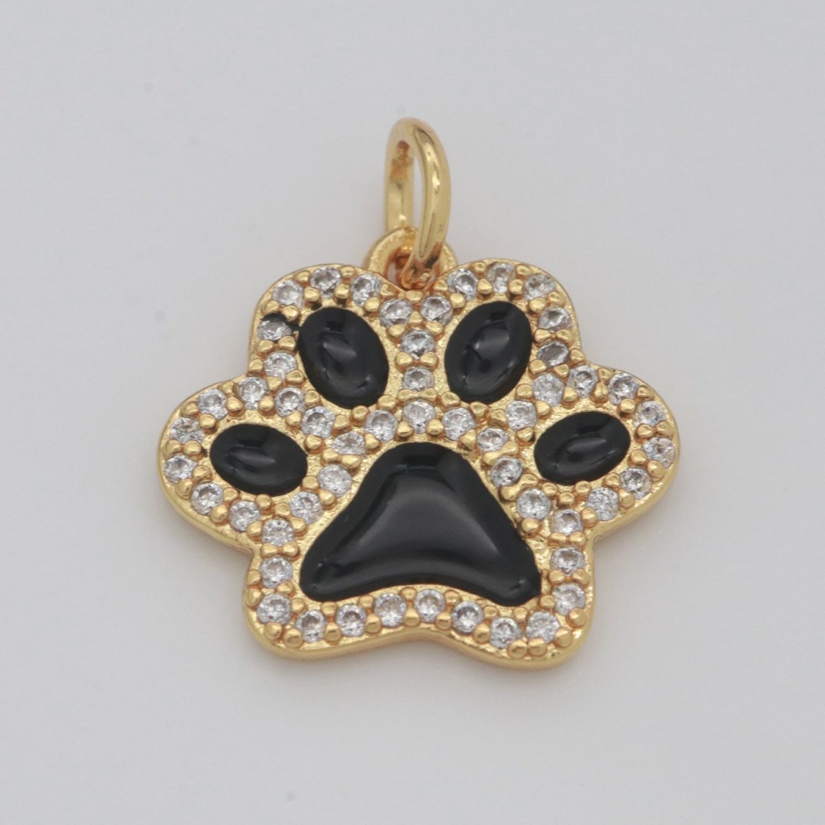 Dog Paw Gold Filled Charms M-648 - M-657