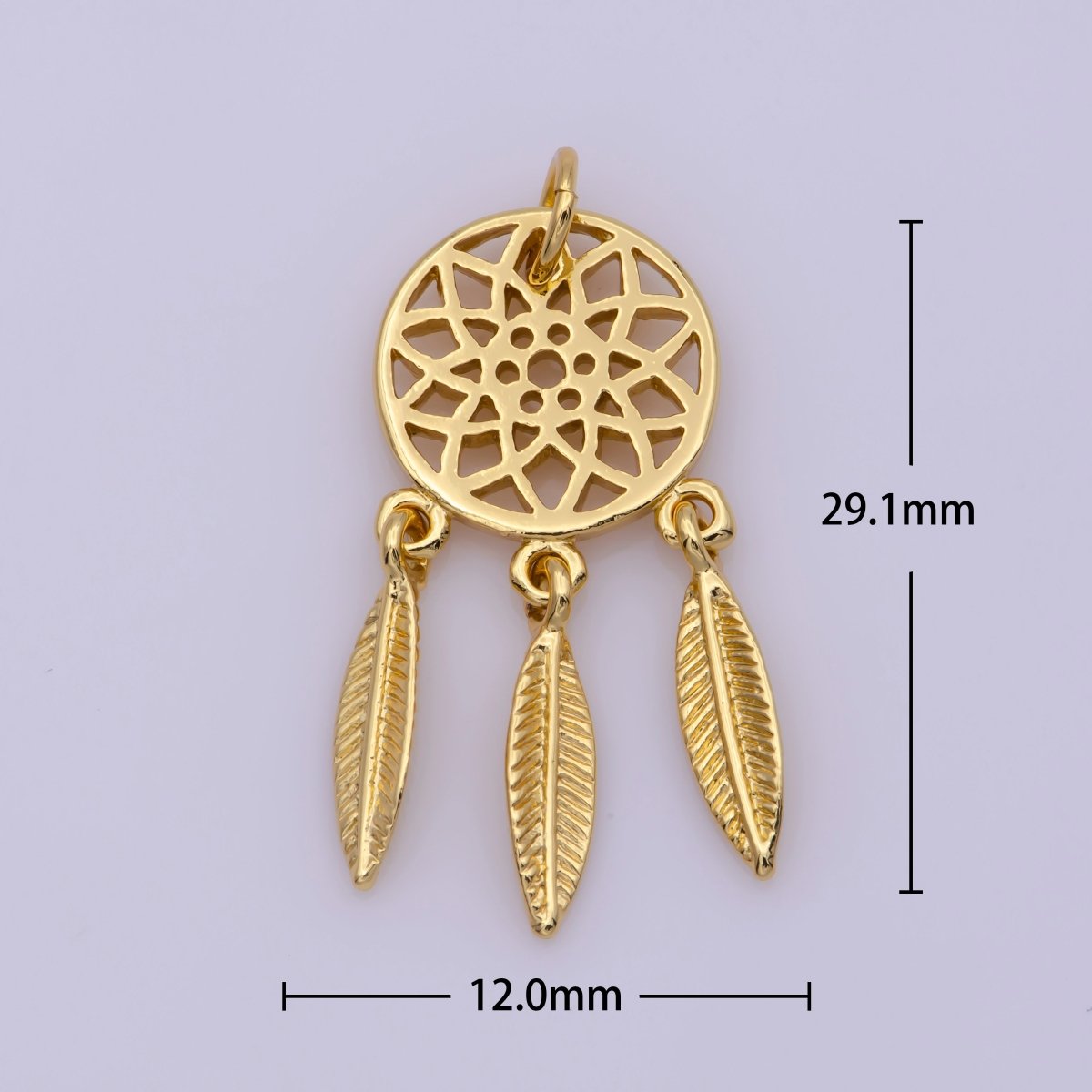 Dream Catcher Charms Gold Silver Bohemian Boho Dreamcatcher Charm Dangle Jewelry Making for Necklace Earring N-196 N-197