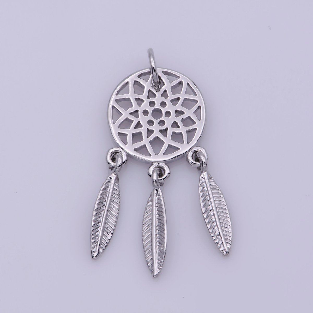 Dream Catcher Charms Gold Silver Bohemian Boho Dreamcatcher Charm Dangle Jewelry Making for Necklace Earring N-196 N-197