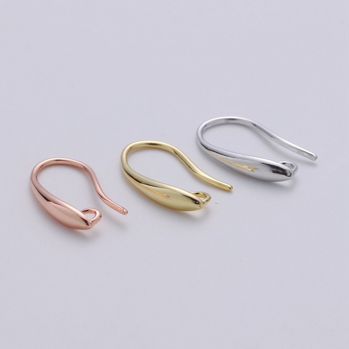 Earring hook, Nickel free Lead Free 18x11mm, 14K gold Filled Earring Jewelry component, Earring component, Earring making, K-650 K-651