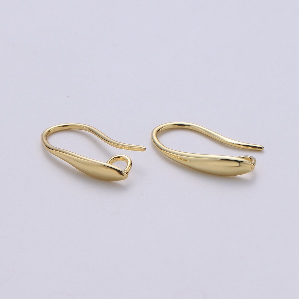 Earring hook, Nickel free Lead Free 18x11mm, 14K gold Filled Earring Jewelry component, Earring component, Earring making, K-650 K-651