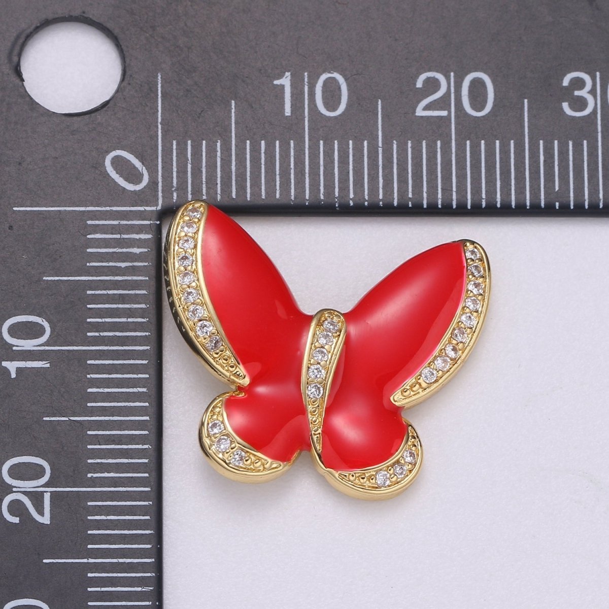 Enamel butterfly charm necklace Dainty Mariposa Charm Pendant for bracelet Jewelry Making Supply Blue, Black Pink Red White Evil Eye H-755 H-781 H-783 H-825 H-827 H-833 H-839