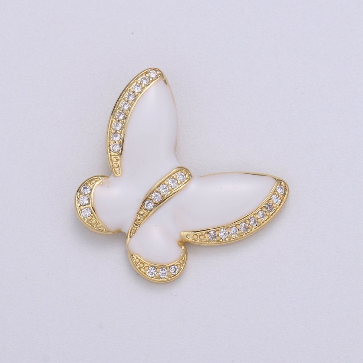 Enamel butterfly charm necklace Dainty Mariposa Charm Pendant for bracelet Jewelry Making Supply Blue, Black Pink Red White Evil Eye H-755 H-781 H-783 H-825 H-827 H-833 H-839