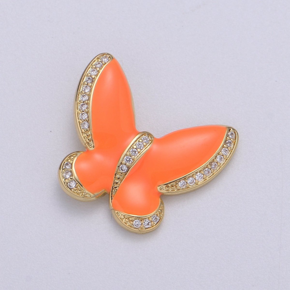 Enamel butterfly charm necklace Dainty Mariposa Charm Pendant for bracelet Jewelry Making Supply Blue, Black Pink Red White Evil Eye H-755 H-781 H-783 H-825 H-827 H-833 H-839