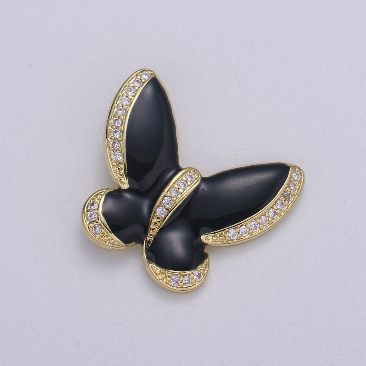 Enamel butterfly charm necklace Dainty Mariposa Charm Pendant for bracelet Jewelry Making Supply Blue, Black Pink Red White Evil Eye H-755 H-781 H-783 H-825 H-827 H-833 H-839