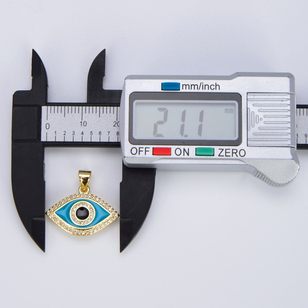 Enamel Evil Eye Charm Dainty Eye Pendant for Necklace Bracelet Earring Supply Component I-163 I-164 I-172 I-186 I-189 I-201 I-204