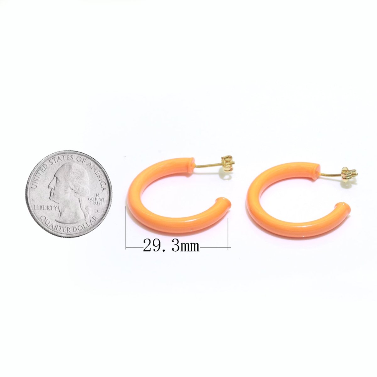 Enamel Hoop Earrings For Women | 30mm Infinity Gold Hoops Women Earrings | Big Loop Earrings For Women | Lightweight Hoop Earrings Set For Girls T-092 to T-097 ,T100-T101