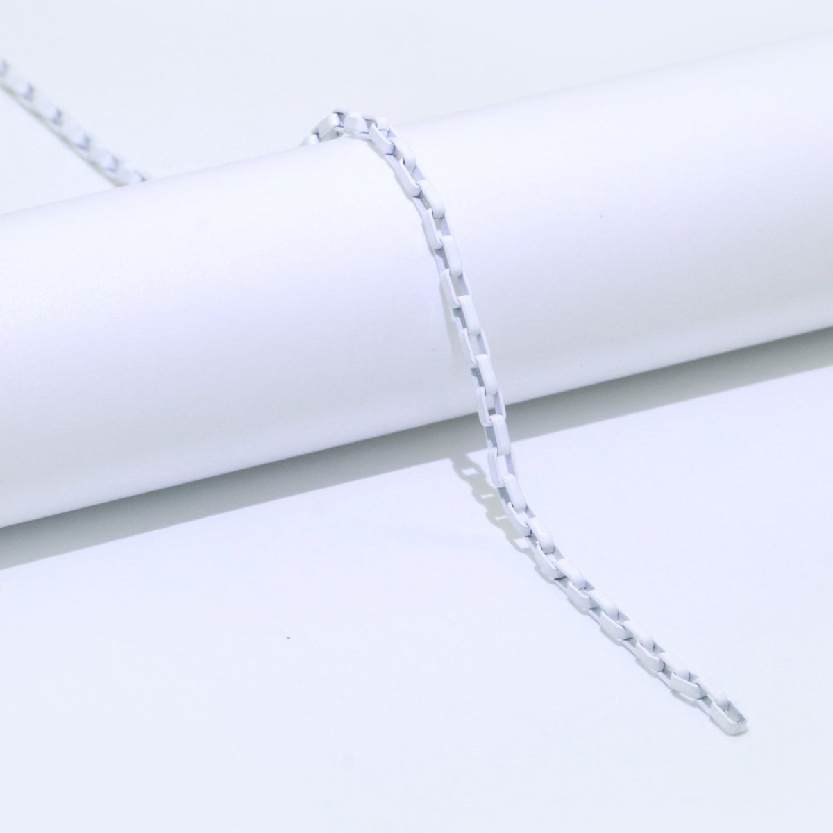 Enamel Paper Clip Cable Link Elongated Chain by Yard, Summer Colorful Chain Supply, Wholesale Bulk Roll Unfinished Chain for Jewelry Making | ROLL-541 to ROLL-550Clearance Pricing