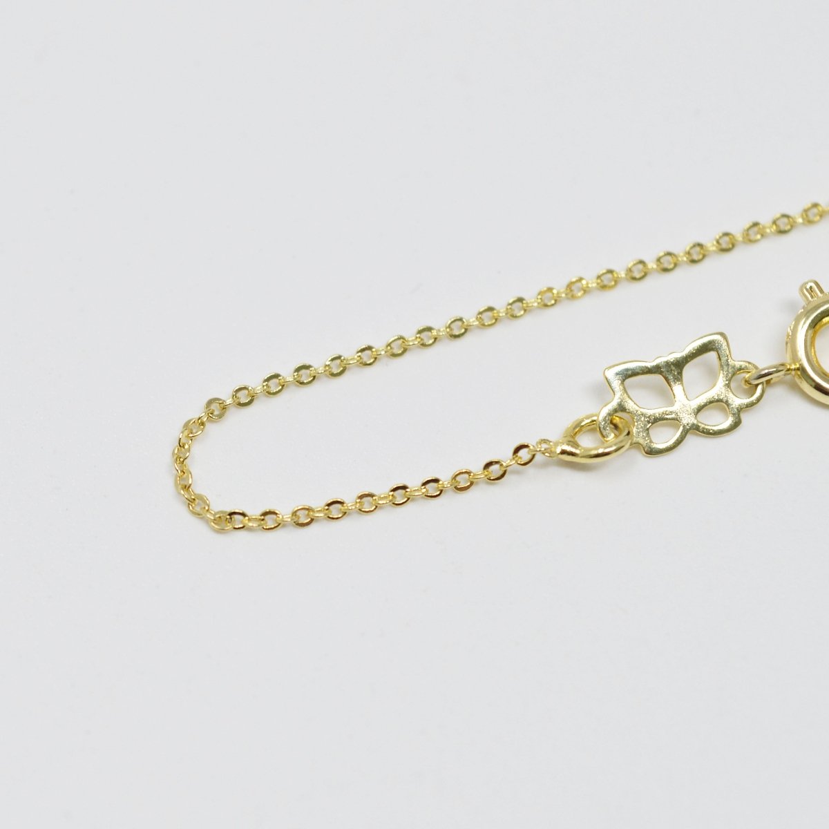 Fine Cable Chain Necklace 16 inch Chain 24K Gold Filled Necklace | WA-220 Clearance Pricing - DLUXCA