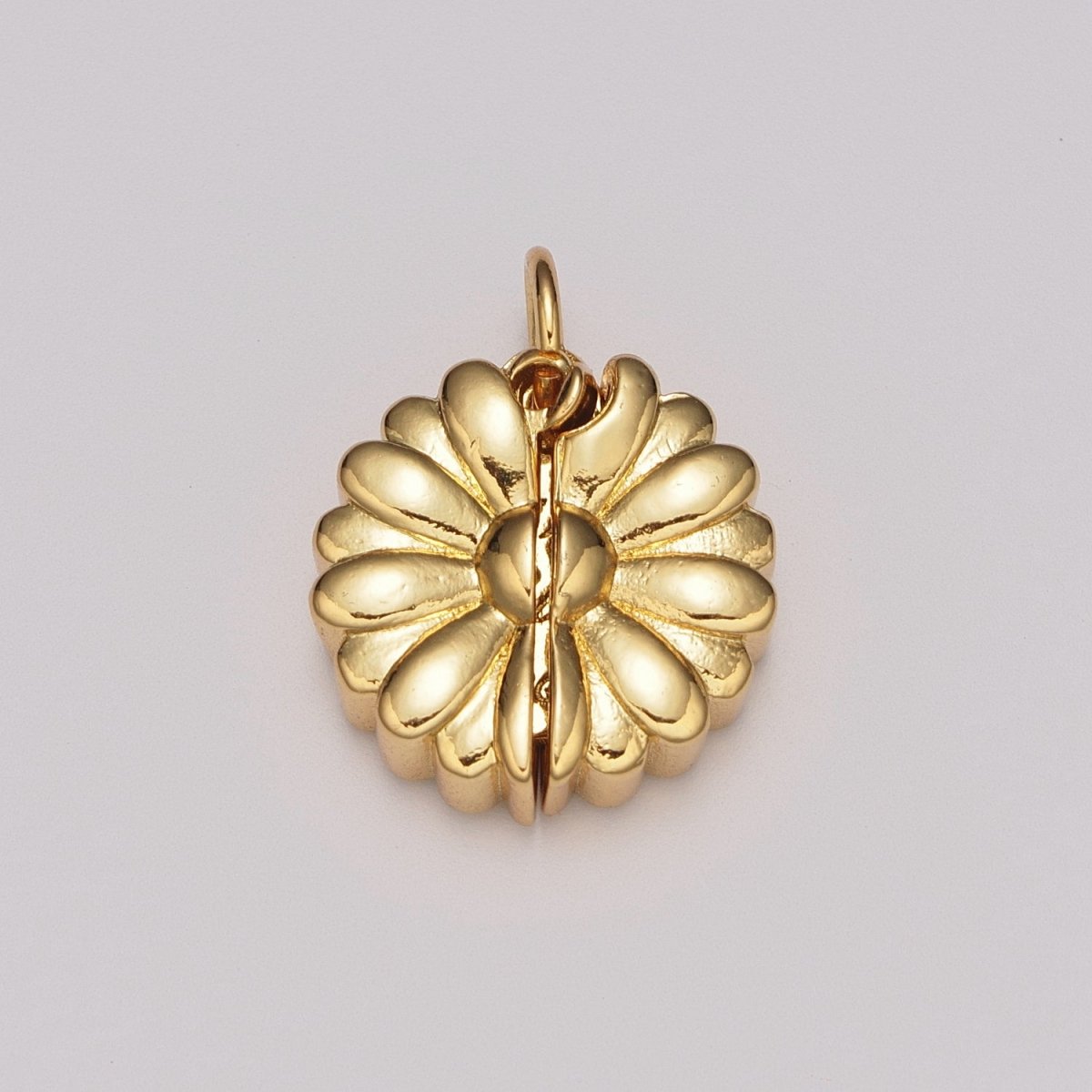 Flower Locket Charm Necklace Encouraging Word Pendant Necklace Engraved Jewelry M-834 - M-837