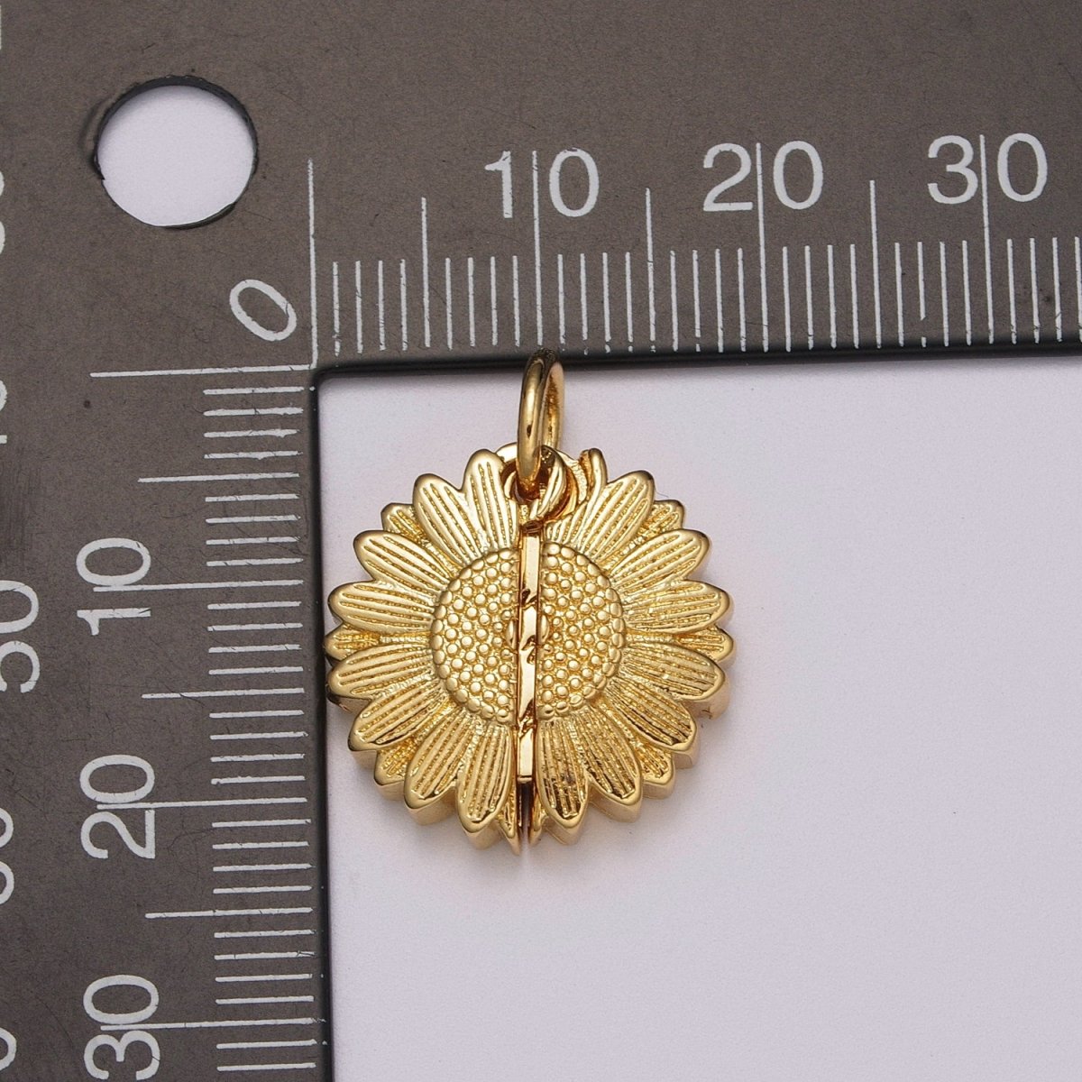 Flower Locket Charm Necklace Encouraging Word Pendant Necklace Engraved Jewelry M-834 - M-837