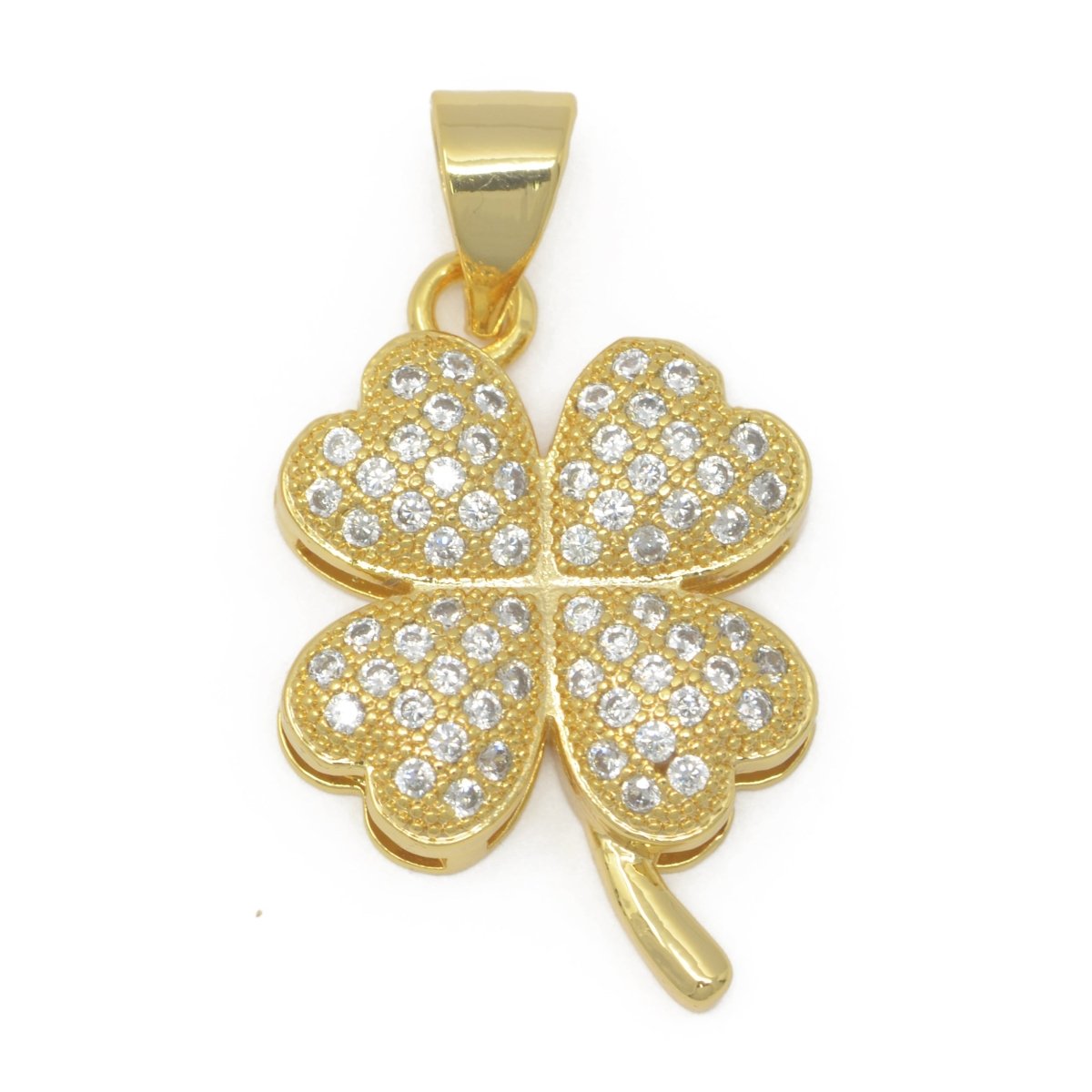 OS Four Clover Gold Filled Pendants J-898
