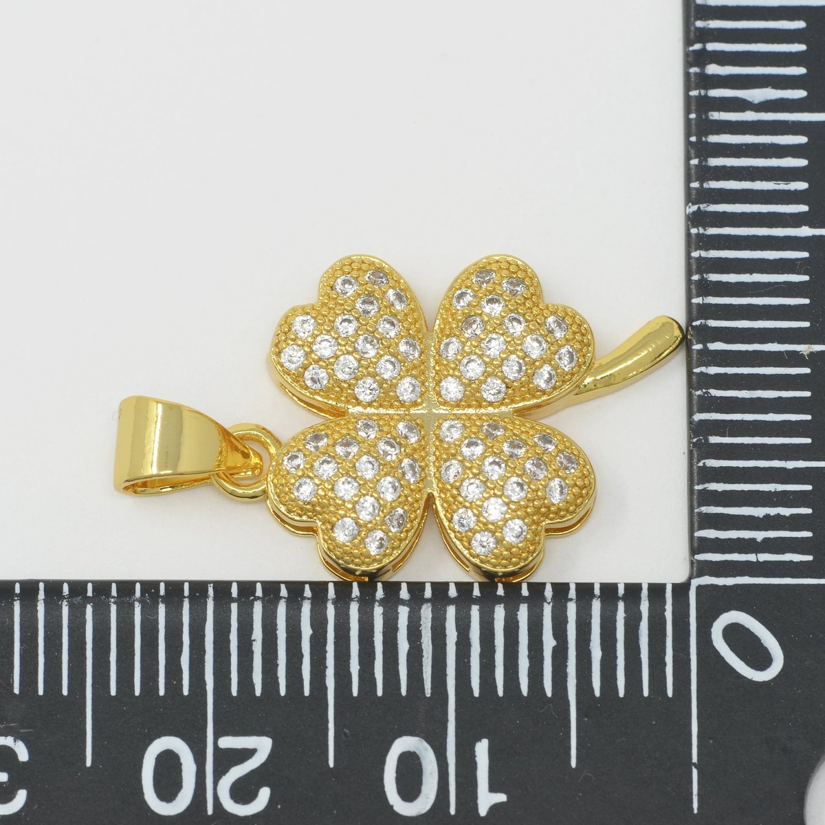 OS Four Clover Gold Filled Pendants J-898