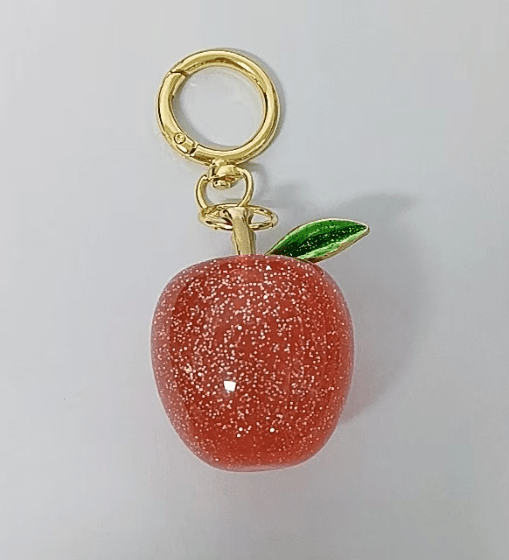 Fruits Keychain Accessories Red Apple Charm Accessories | WB - 00010 - DLUXCA