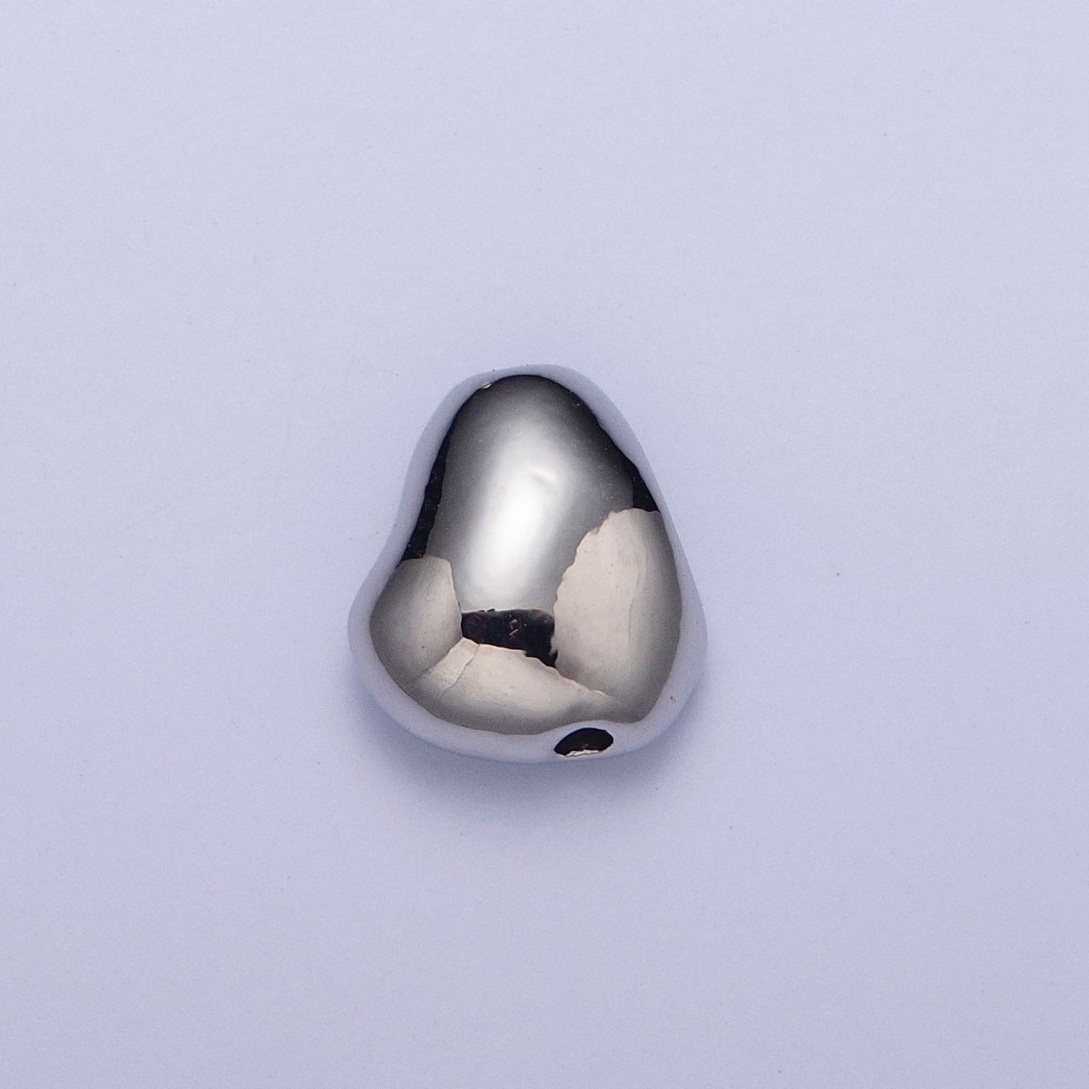 Geometric 9.7x8.6mm Abstract Bead Spacer For DIY Jewelry Making in Gold & Silver B-110 B-112