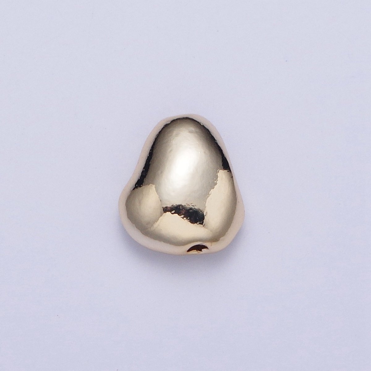 Geometric 9.7x8.6mm Abstract Bead Spacer For DIY Jewelry Making in Gold & Silver B-110 B-112