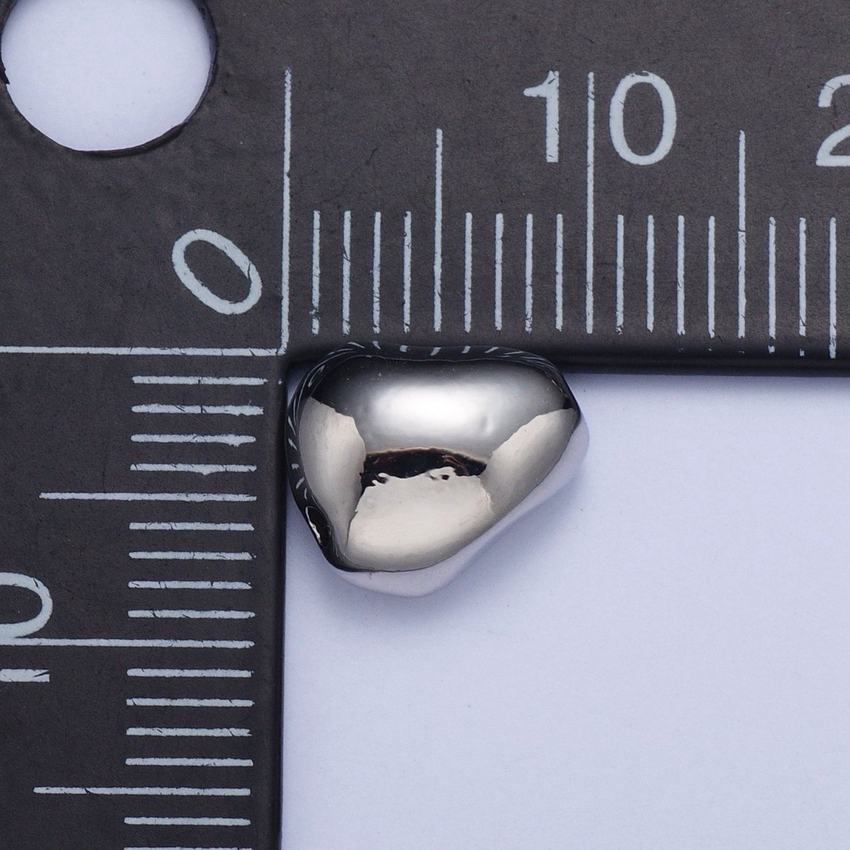 Geometric 9.7x8.6mm Abstract Bead Spacer For DIY Jewelry Making in Gold & Silver B-110 B-112