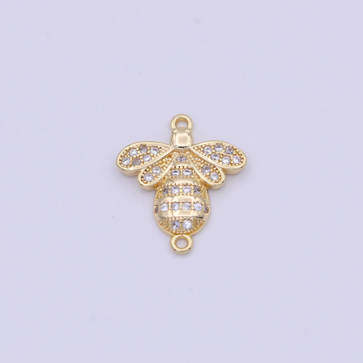 Gold Bee Charm, Insect Charms, Cute Charms, Bee Findings DIY Jewelry Projects Necklace Bracelet Earring Jewelry Supplies F-175 - DLUXCA