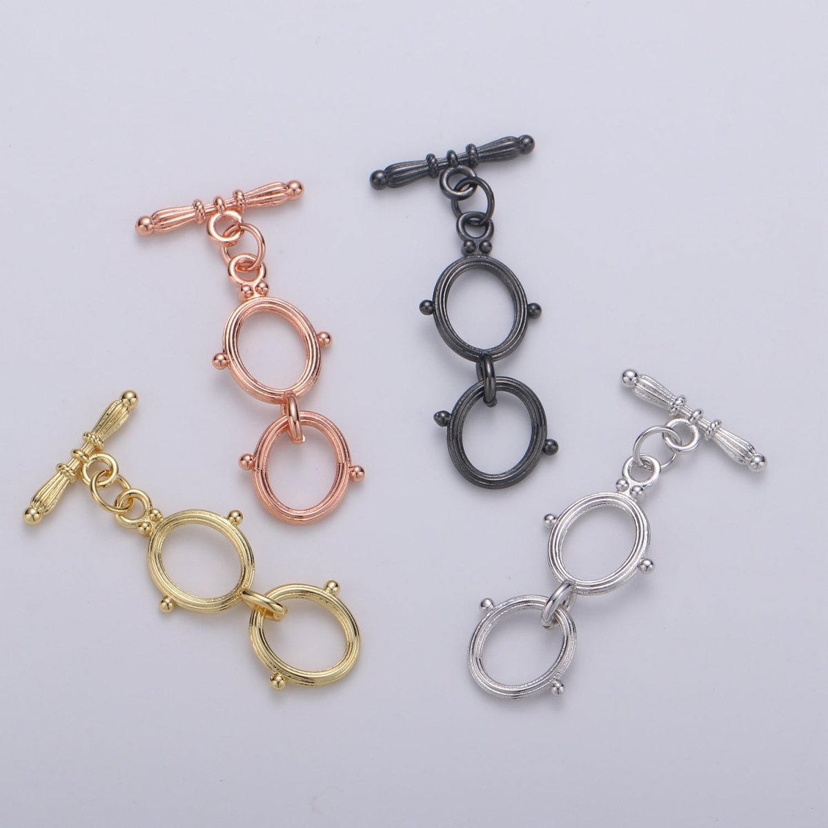 Gold Buoy Toggle Clasp with Jumpring Ship Sailor Clasp Gold Filled Toggle Clasp  L-096~L-099