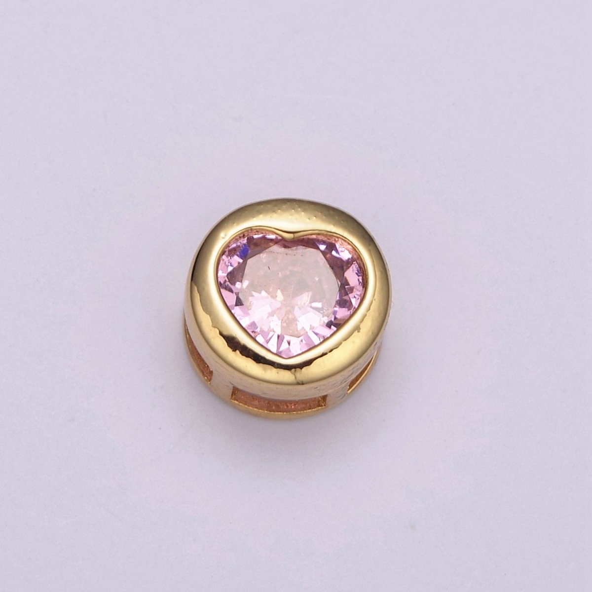 Gold Christmas Bead Spacer For Bracelet Making - Christmas Jewelry Supplies Gift - Santa Raindeer Bow Christmas Tree Star Snowflake Heart Bead with Cubic Zirconia B-766 to B-772