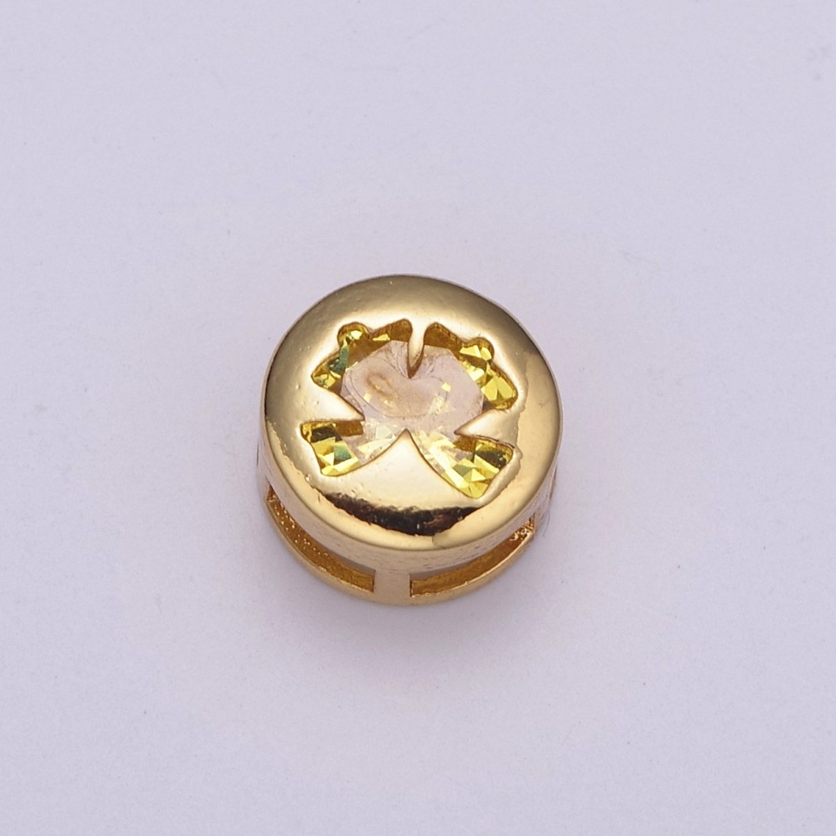 Gold Christmas Bead Spacer For Bracelet Making - Christmas Jewelry Supplies Gift - Santa Raindeer Bow Christmas Tree Star Snowflake Heart Bead with Cubic Zirconia B-766 to B-772