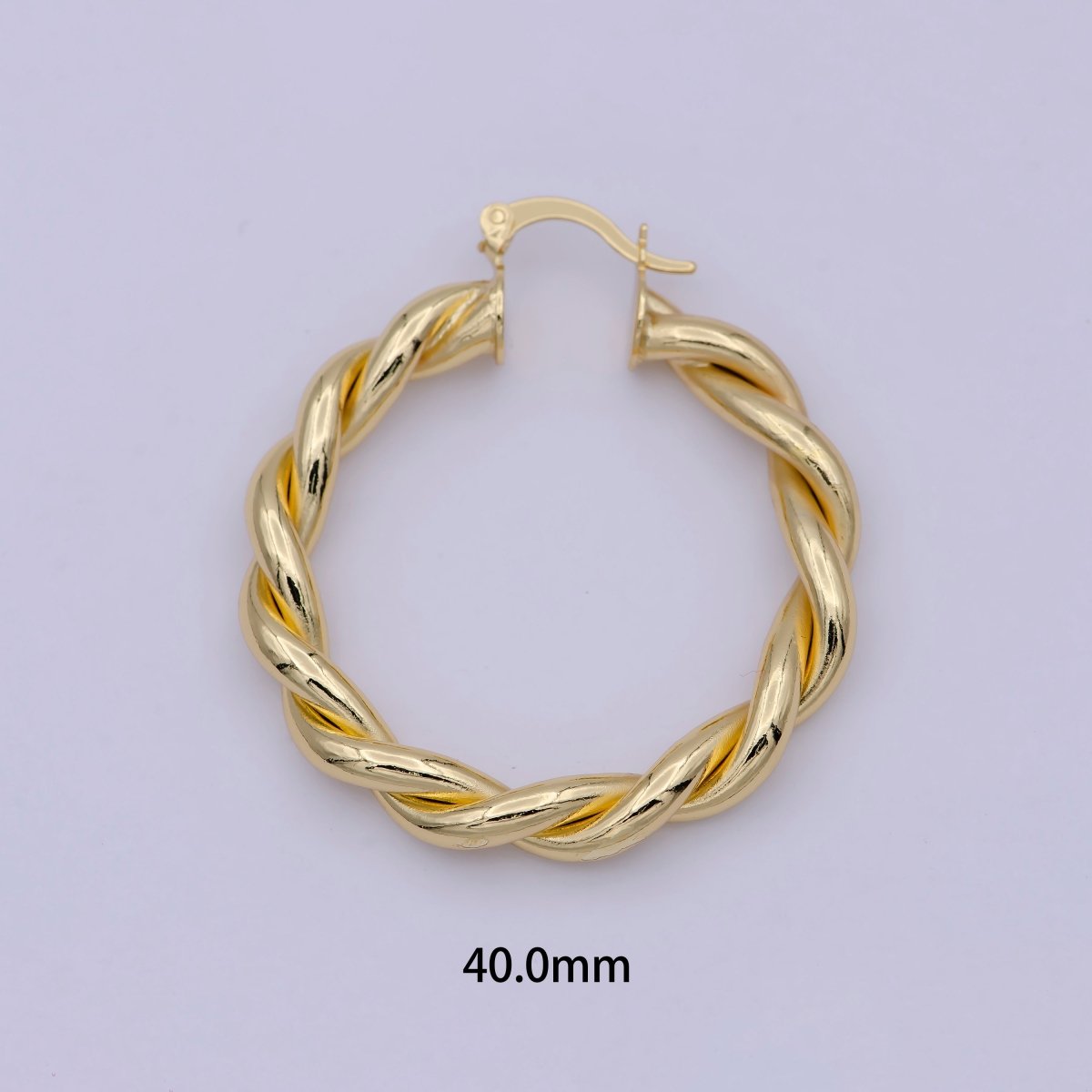 Gold Circle Twisted Hoop, 24k Gold Fill Hoop, Twisted Hoop, Gold Hoop Earrings, Dainty Minimalist Hoops Wholesale Jewelry T-335 T-336 T-355